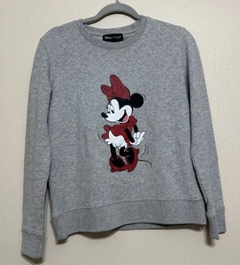 KATE SPADE New York Disney X Minnie Mouse Sweatshirt Gray size XS NWOT - Picture 1 of 9