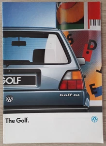 Volkswagen Golf Mk2 Brochure 1988 - C  CL  GL  Diesel  CL Turbo Diesel - Picture 1 of 7
