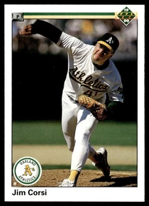 1990 Upper Deck Jim Corsi Oakland Athletics #521 - Picture 1 of 2