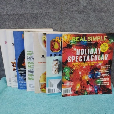 Lot of 7 Real Simple Magazines (2009-2013) - Image 1 of 4