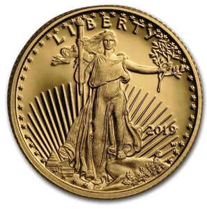 2019-W 1/10 oz Proof American Gold Eagle (Box & COA) Included * - Picture 1 of 7