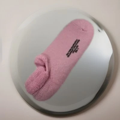 VTG Womens Socks Acrylic Blend Roll Top Irregulars 80's 90's Size 8.5-11 Pink - Image 1 of 4