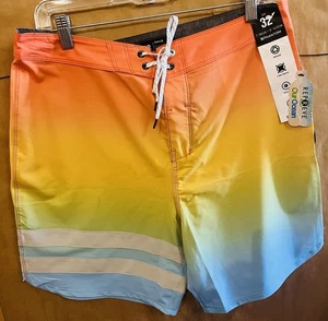 HURLEY PHANTOM Eco Classic Swim Trunks MEN'S 32 Rainbow Solid New W Tags! - Picture 1 of 17