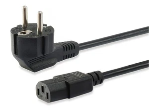 Equip Stromkabel IEC C13 auf Schuckostecker, 3 m, schwarz - Bild 1 von 4