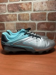 DSG Speed Viper Soccer Cleat Youth 6 Teal/Grey - Picture 1 of 6