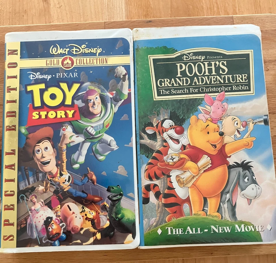 2 Disney VHS movies - Toy Story Special Edition and Poo's grand adventure $5  - Image 1 of 4