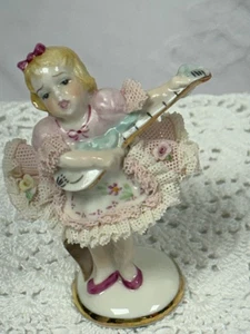 Dresde Irlandés-Figura de Encaje "Maura"-Colección Esmeralda-Irlanda.-Usado. - Imagen 1 de 8