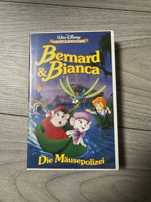 Walt Disney Meisterwerke Bernard & Bianca Mäusepolizei VHS Kassette Hologramm - Bild 1 von 4