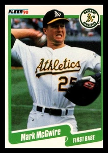 1990 Fleer #15 Mark McGwire - Picture 1 of 2