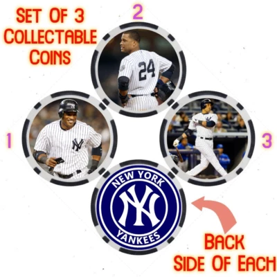 ROBINSON CANÓ - LEGENDARIO JUGADOR DE LOS YANKEES - JUEGO DE MONEDAS COLECCIONABLES Foto 1 de 2