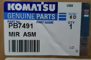 OEM Komatsu PB7491 Convex Mlirror Genuine 4D - Picture 1 of 5