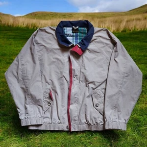 Chaqueta de Colección Años 90 Eddie Bauer Para Hombre Grande Tostada con Forro a Cuadros Béisbol Abuelo Papá - Imagen 1 de 9