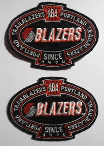 PORTLAND TRAILBLAZERS 2 PARCHES EST 1970 NUEVO ESTADO - Imagen 1 de 1