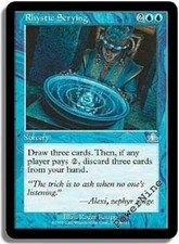 4 Rhystic Scrying 4x x4 - LP - Prophecy - SPARROW MAGIC - mtg -