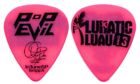 POP EVIL Guitar Pick : 2013 Tour Lunatic Luau Dave Grahs Neon Pink