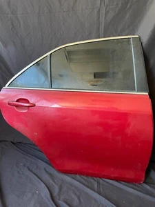 Passenger Rear Door Red for 2008-2011 Toyota Camry Complete - Picture 1 of 14