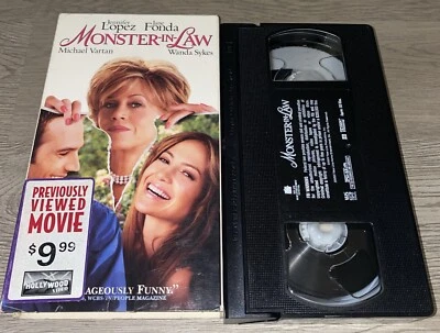 Monster-In-Law  VHS VCR Video Tape Jane Fonda Jennifer Lopez Wanda Sykes Foto 1 de 4