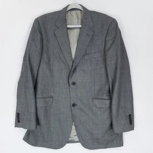 Aquascutum Jacket Mens 42R Gray Wool Two Button Blazer Suit Sport Coat Career - Picture 1 of 17
