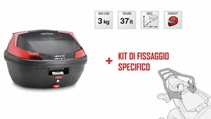 B37N 37L rear trunk + attachments for Honda CBR 500 R 2013 2014 2015 - Picture 1 of 1