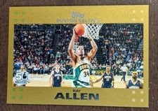 2007-08 TOPPS GOLD #9 RAY ALLEN #'D 221/1007