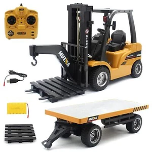 Mostop Carrello elevatore telecomandato scala 1/10 RC con lastra di trasporto in metallo... - Foto 1 di 7