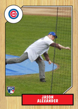 JASON ALEXANDER GEORGE COSTANZA FIRST PITCH SEINFELD 87 ACEO T ART CARD ###