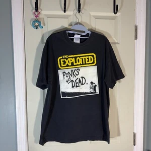 VTG The Exploited Concert Band Tour sz XL Hardcore Punk Punks Not Dead GBH - Picture 1 of 4