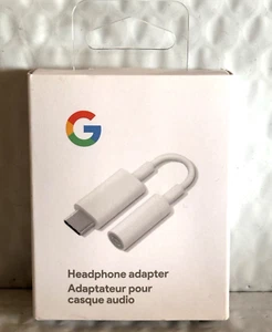 Original Google - Adaptador de audio USB-C a 3,5 mm - Blanco ¡NUEVO!! - Imagen 1 de 5