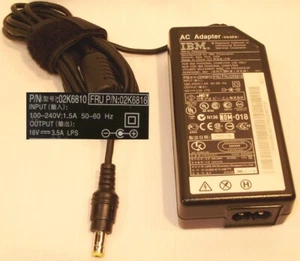 IBM Thinkpad 02k6810 Netzadapter 16 VDC 3,5A T42 x30 x31 x32 x40 x41 - Bild 1 von 1