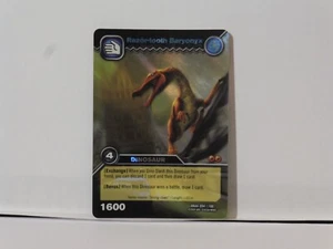 DKAA 094/100 RAZOR-TOOTH BARYONYX Dinosaur King Colossal Rare Foil Trading Card - Picture 1 of 4