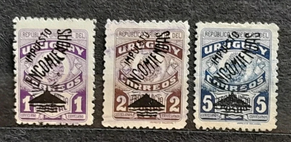 Uruguay 1947 Parcel Post 3 Value Used B68 - Image 1 of 1