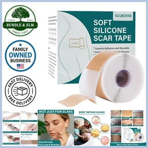 Silicone Scar Sheets Roll 4M Reusable Tape for Scar Removal and Healing - Picture 1 of 9
