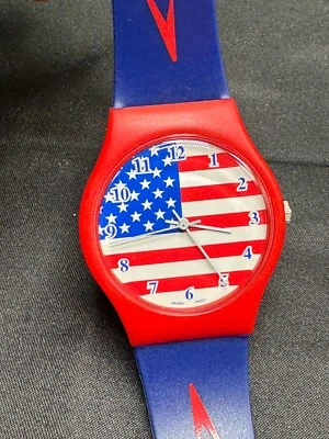 Vintage 1980's Advertising Watch- Speedo Swimming -Water Resistant-Needs Battery - Image 1 of 4