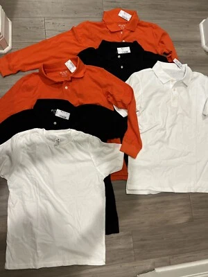 Lote Ropa Niños Uniforme Escolar Talla 10/12, Niños Polo Uniforme Talla 10,12 Foto 1 de 4