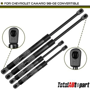 4x Hood+ Tailgate Lift Supports Strut for Chevrolet Camaro 1997-2002 Convertible - Picture 1 of 8
