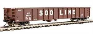 HO Scale - WALTHERS 910-6288 SOO LINE 53' RAILGON Gondola # 64135 - Picture 1 of 5