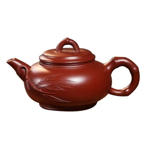 Yixin Red Clay Teapot Retro Gongfu Teapot Luxury Handicraft 200ml Teapot Gifts - Picture 1 of 7