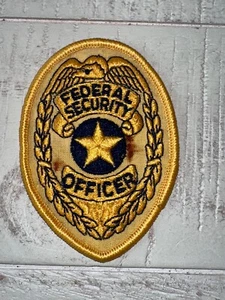 Vintage Federal Security Officer patch - Picture 1 of 4