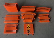 41 Hot Wheels Zero Gravity Slot Car Set Replacement Track Parts Orange