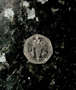 2006 150th Anniversary of the Victoria Cross VC wounded soldier 50p (pence) coin - Picture 1 of 2
