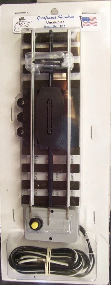 GarGraves Phantom Tinplate #107 Magnetic Operating Uncoupler Track Wood Ties - Image 1 of 1