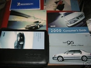 2001 SAAB 9-5 OWNERS MANUAL NINE FIVE 95 01 OWNER'S SET - Picture 1 of 1