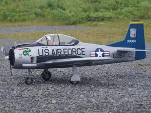 VQ Model Warbird T-28 Trojan (silber/blau) / 1770mm / 15396 - Bild 1 von 5