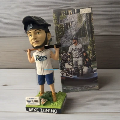 Tampa Bay Rays Mike Zunino Bobblehead Florida Man SGA Mariners Guardians NEW box - Image 1 of 2