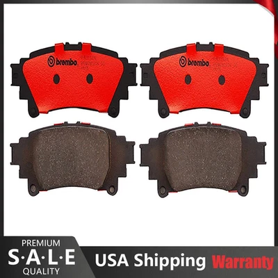 Pastillas de freno traseras de cerámica Brembo para Lexus GS300 GS450h IS200t IS300 RC200t RC350t Foto 1 de 2