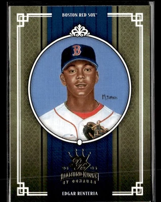 2005 Donruss Diamond Kings #325 Edgar Renteria Card Boston Red Sox - Image 1 of 2