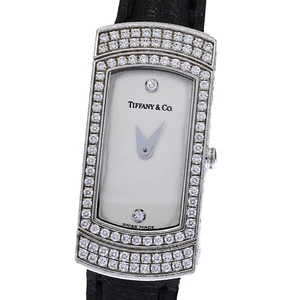 TIFFANY&Co. Cocktail watch K18WG Diamond Silver Dial Quartz Ladies Watch_829483 - Picture 1 of 9