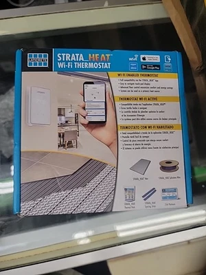 Termostato de calefacción por suelo radiante programable Laticrete 0804-0403-TW Strata Heat WiFi Foto 1 de 2
