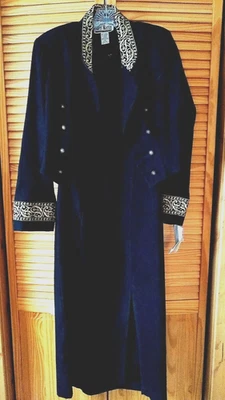 Maxi Vestido y Chaqueta Sheri Martin NY Largo Completo Negro, Bordado Dorado 12 Nuevo Con Etiquetas  Foto 1 de 4