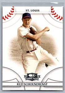2008 Donruss Threads Red Schoendienst #47 - Picture 1 of 2